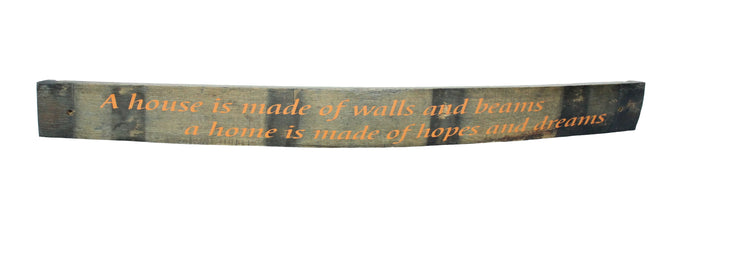 Large Whiskey Barrel Stave Signs