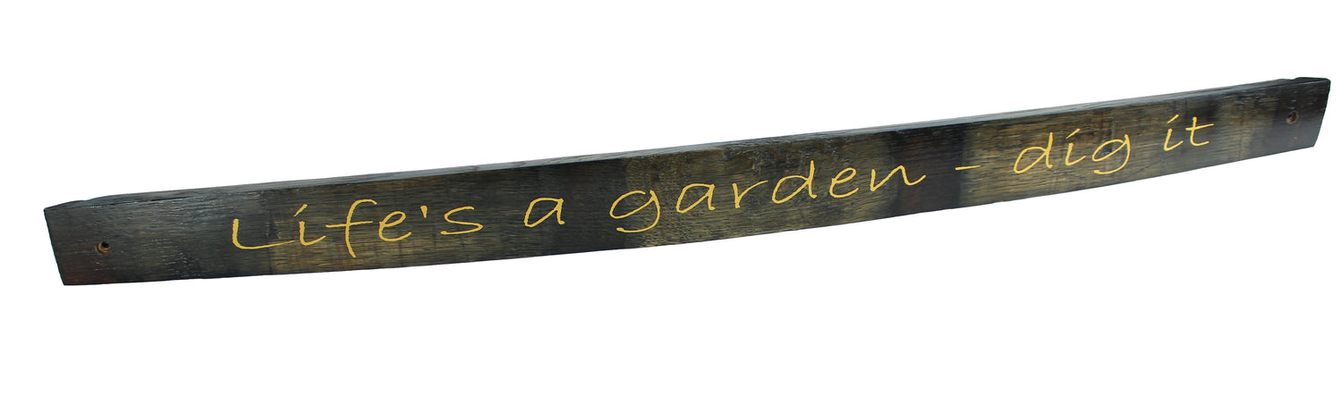 Small Whiskey Barrel Stave Signs